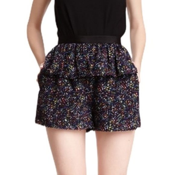 BCBG Generation Peplum Tweed Summer Shorts - Picture 10 of 10